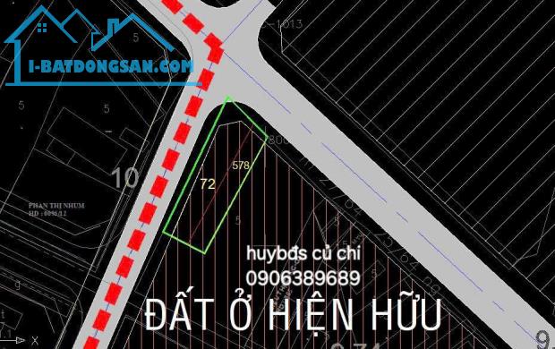 Bán lô đất góc 2 mặt tiền siêu víp trung tâm thị trấn củ chi - 3
