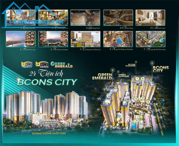 💥  SIÊU QUẦN THỂ BCONS CITY VỚI 104 TIỆN ÍCH NỘI KHU💥 - 2