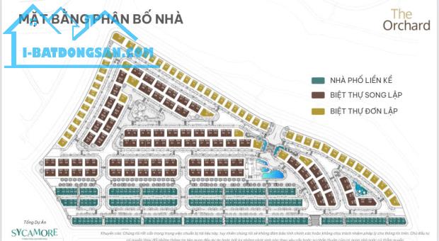 Bán biệt thự Đơn lập The Orchard - Sycamore thành phố mới Bình Dương