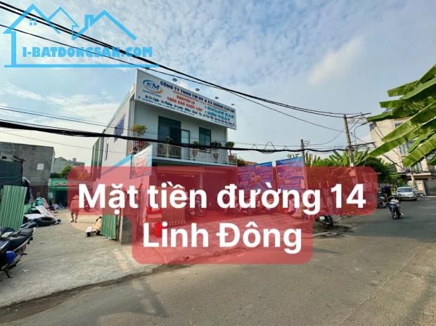 Bán lô đất MT kinh doanh đường Số 14, Linh Đông, dt 110 m² giá 7,4 tỷ - 1