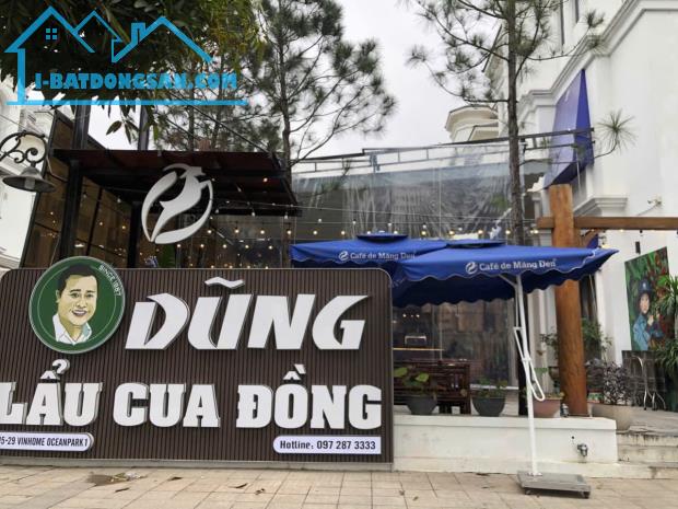 SANG NHƯỢNG MẶT BẰNG KINH DOANH QUÁN ĂN Vinhomes Oceanpark 1 - Gia Lâm - Căn Sao Biển