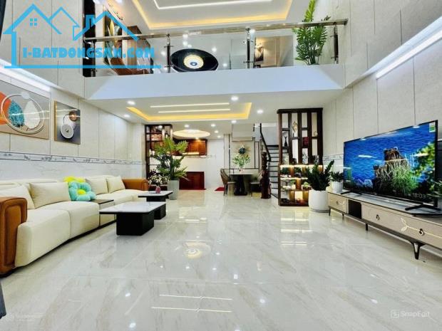 BÁN NHÀ ĐẸP NHƯ TRANH - 4 TẦNG - XE HƠI ĐẬU CỬA - HẺM 6M - 7.X TỎI NHỎ XÍU - 2