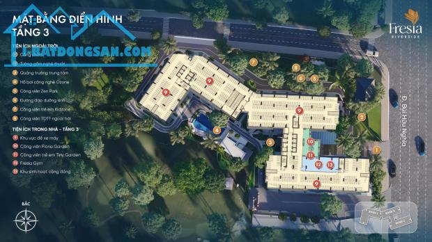 Bán Căn Hộ 2PN gần Cù Lao Phố thành phố Biên Hòa Đồng Nai giá 1,7 tỷ - 2