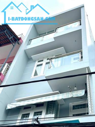 NHÀ MỚI, 4 TẦNG – 2 MẶT HẺM NHỰA 12M – SÁT CÔNG VIÊN LÊ THỊ RIÊNG & KHU BẮC HẢI - 6.2Tỷ