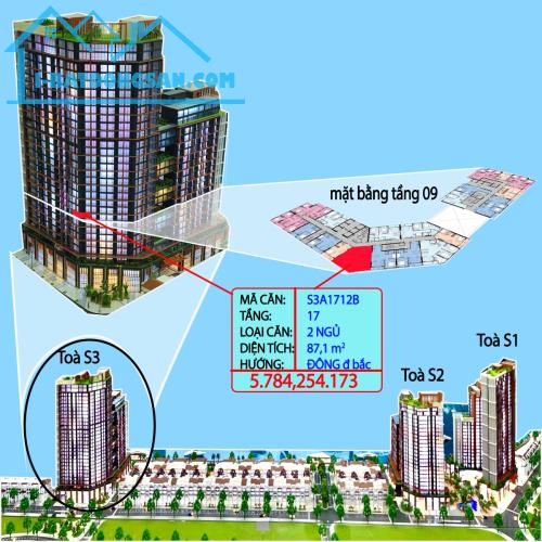 Siêu phẩm 3phòng ngủ như 1căn Penthouse View trực diện sông Hàn, pháo hoa DIFF chiết khấu