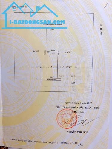 Chính Chủ Cần Bán nhà  Mặt Phố Nguyễn Tông Quai Tp Thái bình