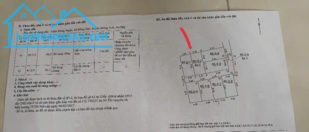 Nhỉnh 2 tỷ sẵn nhà cấp 4 Đông Hội. Đông Anh.