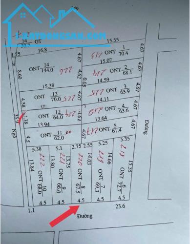 Trục chính Lê Xá, Dương Quang, diện tích 67m giá nhỉnh 1ty3 - 2