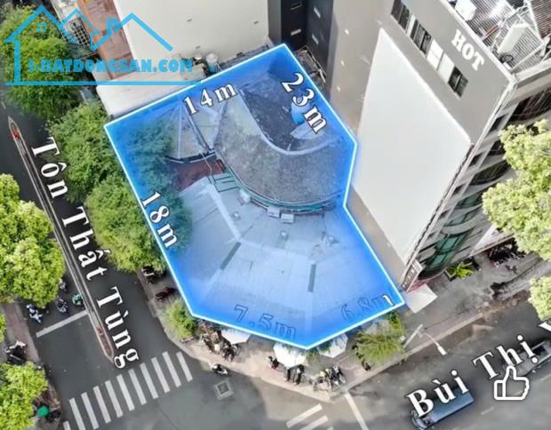 Bán Góc Bùi Thị Xuân-Tôn Thất Tùng,Q.1 - DT:14x25m(CN:306m2)CTXD: 2 Hầm+ 12 Tầng
