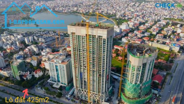 Bán lô góc đẹp HIẾM mặt đường LÊ HỒNG PHONG, Ngô Quyền, Hải Phòng. 425m2 gần cục Hải Quan - 1