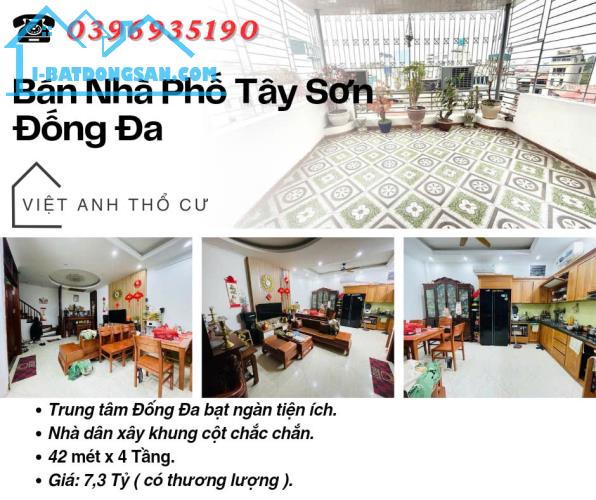 Bán nhà phố Tây Sơn_Nhà Dân Xây_Full Nội Thất_42mx4T_Giá: 7.3 Tỷ_Lh: 0396935190. - 3