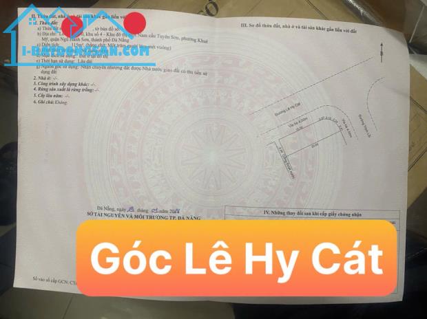 BÁN GẤP LÔ ĐẤT GÓC 2 MẶT TIỀN – NAM VIỆT Á, NGŨ HÀNH SƠN  ✨ Vị trí đắc địa – Cơ hội đầu tư