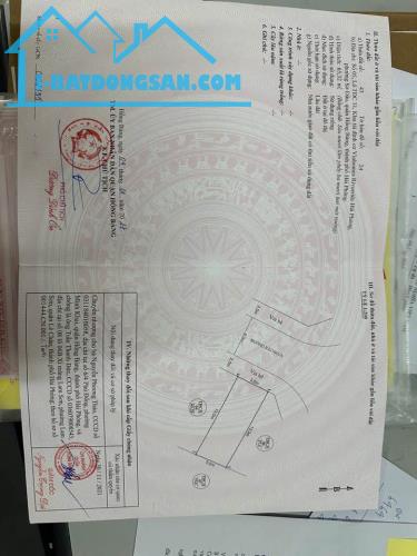Chính chủ cần bán Nhanh Lô Đất Tại khu TĐC Vinhome cầu Bính - Hồng Bàng – Hải Phòng.