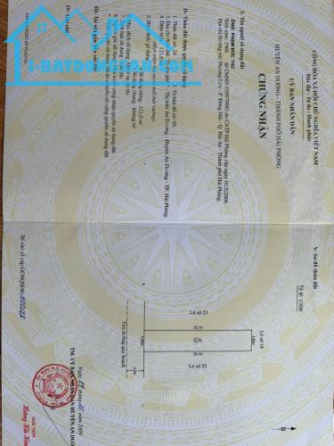 Bán lô đất  121m tổ 7 thị trấn An Dương giá chỉ 29tr/m LH 0979087664