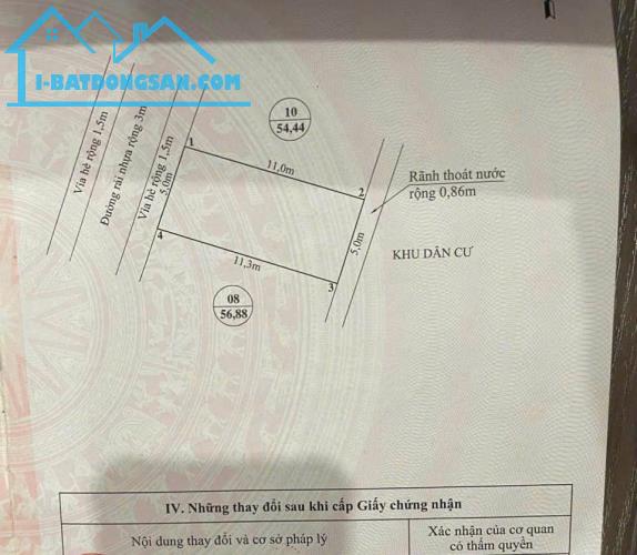 Bán 56m2 đất đường ô tô đỗ cửa chỉ 3 tỷ Quang Đàm, Sở Dầu, Hồng Bàng, Hải Phòng - 2