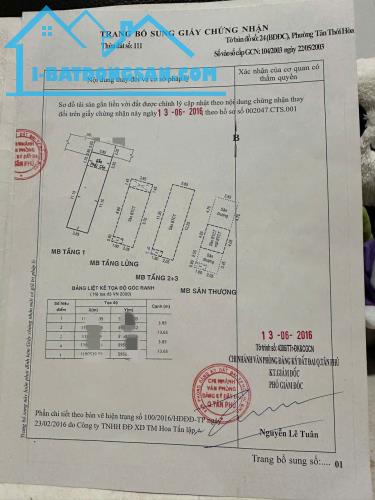 🏡 Bán Nhà Hẻm 4m Lương Thế Vinh, Tân Phú 4x14m,3 Lầu Giá 5.8 Tỷ (Có Thương Lượng)