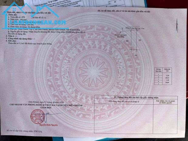 Bán đất Diên Phước giá rẻ full thổ cư đường thông - dân cư đông - 5