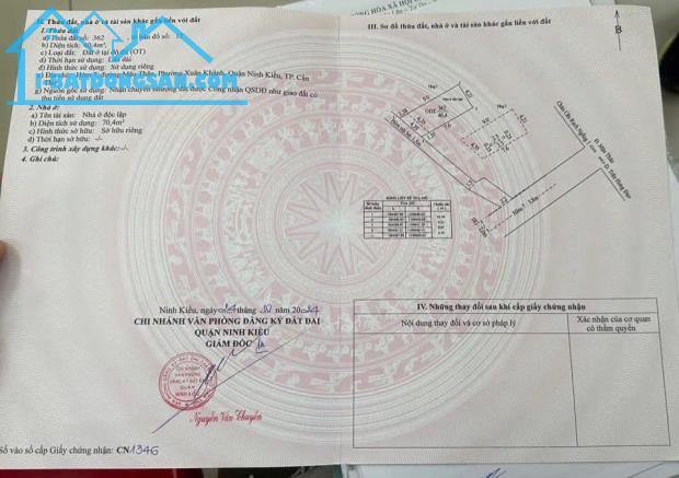 BÁN NHÀ 1T1L đúc, HẺM 7 MẬU THÂN nhà mới đẹp, sổ Hồng hoàn chỉnh