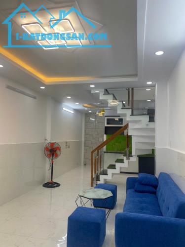 Nhà mới sát vách Tân Phú 35m2 2 tầng hẻm thông Bình Long pháp lý chuẩn chỉ nhỉnh 3 tỷ Tl - 2