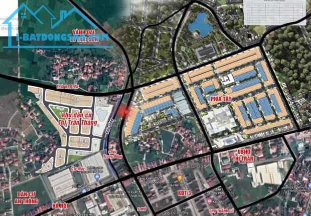 Bán lô đất khu đô thị phía Tây thị trấn Thắng, Hiệp Hoà, Bắc Giang - 1