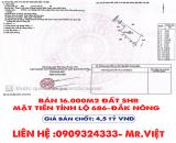 CHÍNH CHỦ BÁN 16.000M2 ĐẤT SHR MẶT TIỀN TỈNH LỘ 686-ĐẮK NÔNG