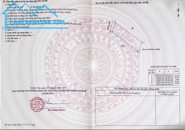 Bán đất vườn Khánh Thượng giá rẻ cạnh bên suối chảy quanh năm gần Quốc Lộ 27C