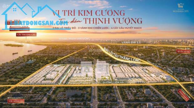 Quỹ căn đẹp nhất, giá chuẩn nhất, chính sách tốt nhất từ cđt Vinhomes Wonder City( Vin - 3