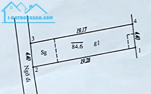 Bán nhà khu tam trinh, dt 84.6 m x 1,5 tầng , điện nước đầy đủ , , không quy hoạch , ngõ - 4