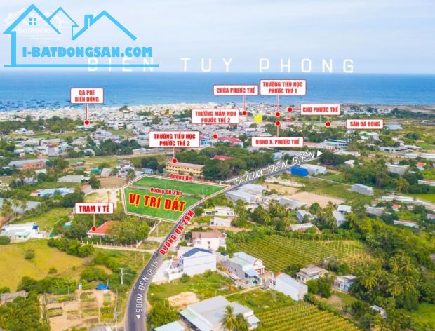 🔥 Đất biển sổ đỏ Bình Thuận, đường QH 29M, ra biển 5 phút, giá chính chủ. - 3