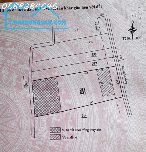 Chính chủ cần bán 3611m2- 400m đất ở ( sẵn nhà cấp 4 ) tại Xã Tân Hà, Lâm Đồng, giá đầu tư - 3
