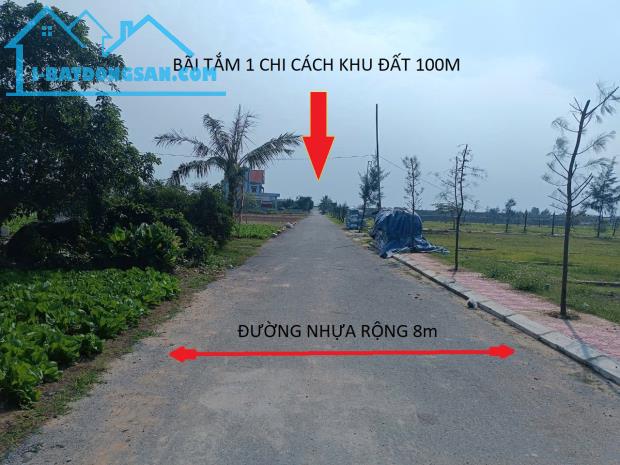 CHỦ GỬI BÁN ! MẢNH ĐẤT 100M2 CẠNH BÃI TẮM GIAO PHONG CHỈ 12TR/M2 - 1