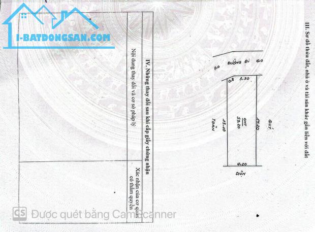 chỉ hơn 3 tỷ có ngay 60m Đất trục chính tỉnh lộ, kinh doanh, oto tránh, giá đầu tư. - 1