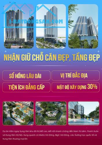 Mở bán dự án chung cư Kepler land Mộ lao Hà Đông
Nhận booking giữ chỗ chỉ 50 triệu - 3