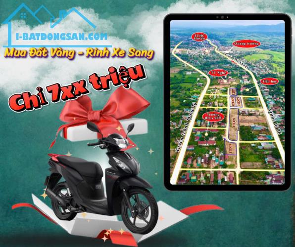 Tặng ngay chiếc xe Vision khi đặt mua thành công lô đất ngay tt  M’Đrắk, Đắk Lắk