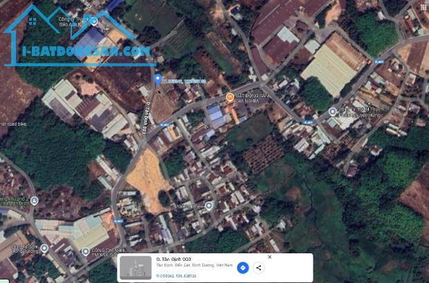 Bán 3 Sổ 15x45=626,4m2 Mặt Tiền Nhựa Tân Định, Bến Cát, Bình Dương, Đúng 2,2 tỷ - 1