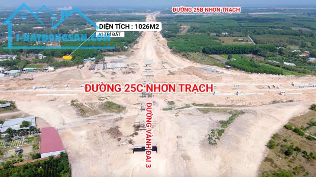 Bán thửa đất thổ vườn Nhơn Trạch mặt tiền đường Vành Đai 3 giá rẻ đầu tư - 1