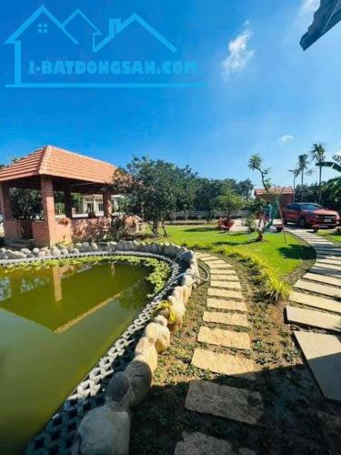 Bán nhà vườn nghỉ dưỡng làng bưởi Tân Bình, Vĩnh Cữu.1800m sổ thổ cư đường oto. Giá 13,5ty - 1