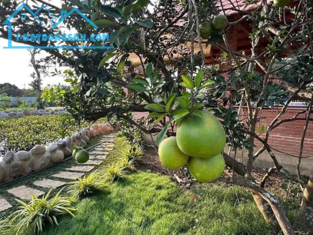 Bán nhà vườn nghỉ dưỡng làng bưởi Tân Bình, Vĩnh Cữu.1800m sổ thổ cư đường oto. Giá 13,5ty - 5
