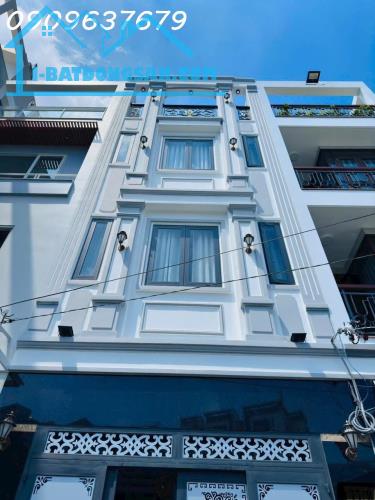 GẤP GẤP NHÀ MỚI 100% NGUYỄN BỈNH KHIÊM, GV- 4 TẦNG BTCT-TM- SỔ VUÔNG - HẺM XE TẢI ĐỖ CỬA - 4