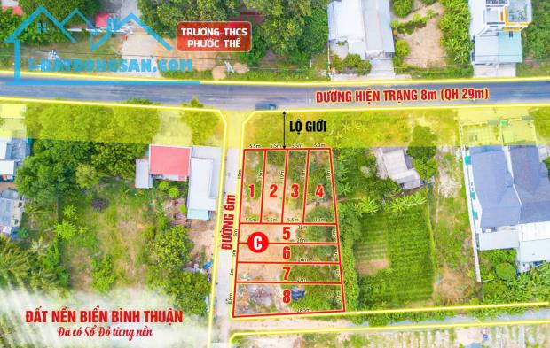 BÁN GẤP LÔ ĐẤT BIỂN LIÊN HƯƠNG, BÌNH THUẬN FULL THỔ CƯ - CÁCH BIỂN 700M, GIÁ CỰC TỐT - 5