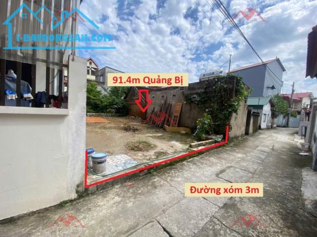 CHÍNH CHỦ BÁN LÔ ĐẤT 91,4M TẠI QUẢNG BỊ-CHƯƠNG MỸ-HÀ NỘI - 3