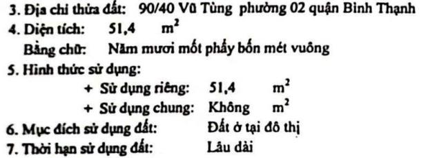 Nhà 2 tầng 3.7x14m 90/40 Vũ Tùng 5.9 tỷ - 1