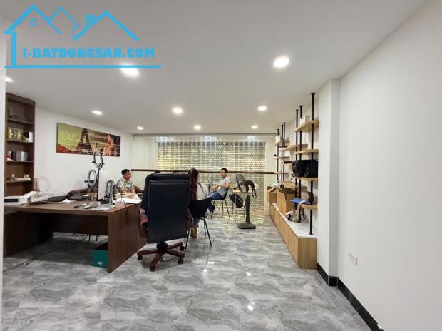 Nhà P/Lô phố Kim Đông, Hoàng Mai, 55m2, 7t, mt 5m, ô tô tránh, thang máy, kinh doanh. - 1