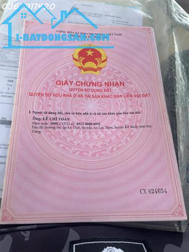 Bán lô đất 4.021m2 mặt tiền 10m Quốc Lộ 91B Thị trấn An Lạc Thôn, Kế Sách, Sóc Trăng