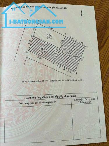 ĐẤT NGÕ 201  PHÚC LỢI, NGÕ THÔNG OTO 39M x 4M3 CHỈ NHỈNH 4T CÓ TL - 1