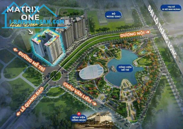 Sở hữu ngay siêu phẩm Rẻ Nhất 2PN-3PN-4PN-Duplex The Matrix One Mễ Trì gd 2 hỗ trợ vay 70% - 3
