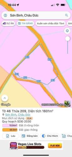 Đất Nông Thôn Sơn Bình Châu Đức – 2MT Bê Tông, Đang Trồng Cây, Sổ Riêng – Giá Rẻ 1.7 Tỷ
