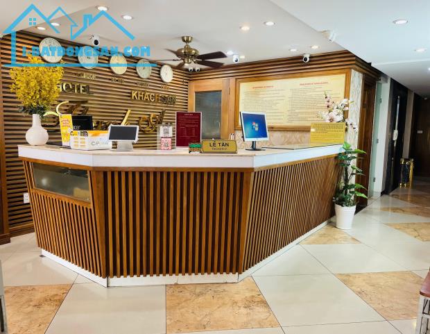 Bán KS 8 tầng mới ngang 10M sẵn 55P Lê Văn Khương 260m2 TN 350tr gần NM Bia 35 tỷ.