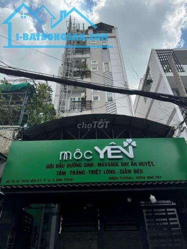 Bán nhà Mặt tiền đườngTrần Văn Kỷ,P 14, bình thạnh. XD 6 Tầng, SD 605m2 HDT 100tr/th. Lh - 2
