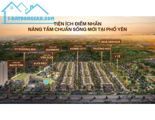Homie City Phổ Yên – Sở hữu đất nền vị trí vàng, đối diện Samsung, giá chỉ từ 2 tỷ